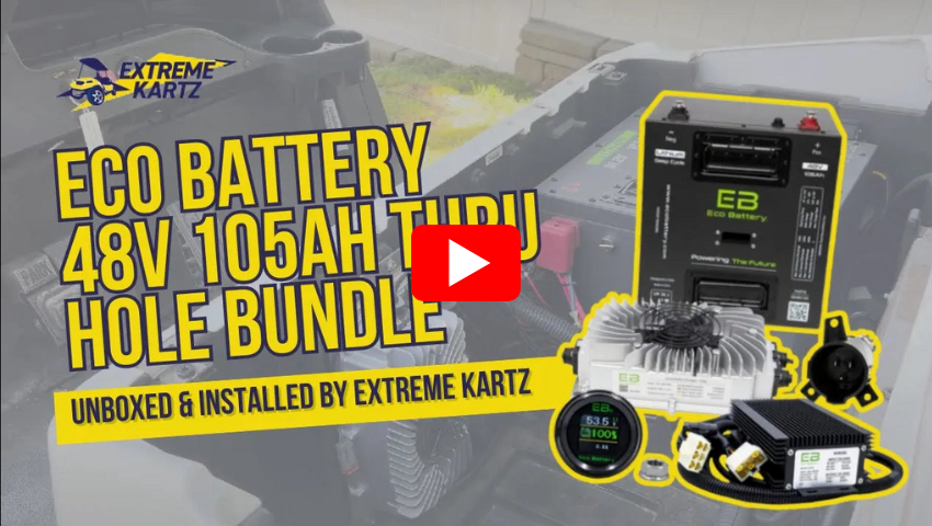 Eco Battery 48v 105ah Thru Hole Installation – Extreme Kartz