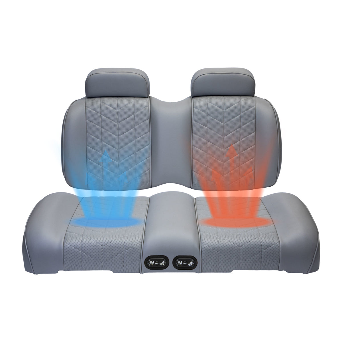 MadJax Aviator Yamaha Drive/Drive2 & ICON Graphite with Thermaflex Front Seat Cushions