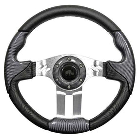 Rhox Aviator 5 Steering Wheel with Brushed Aluminum Spokes