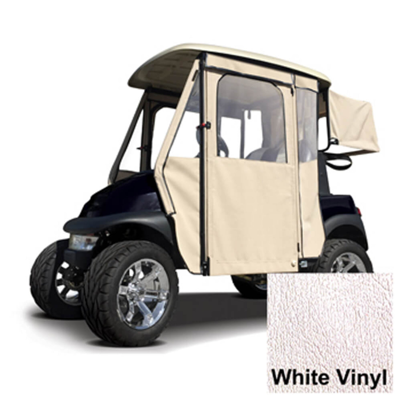 Door Max Vinyl Enclosure for E-Z-GO TXT White