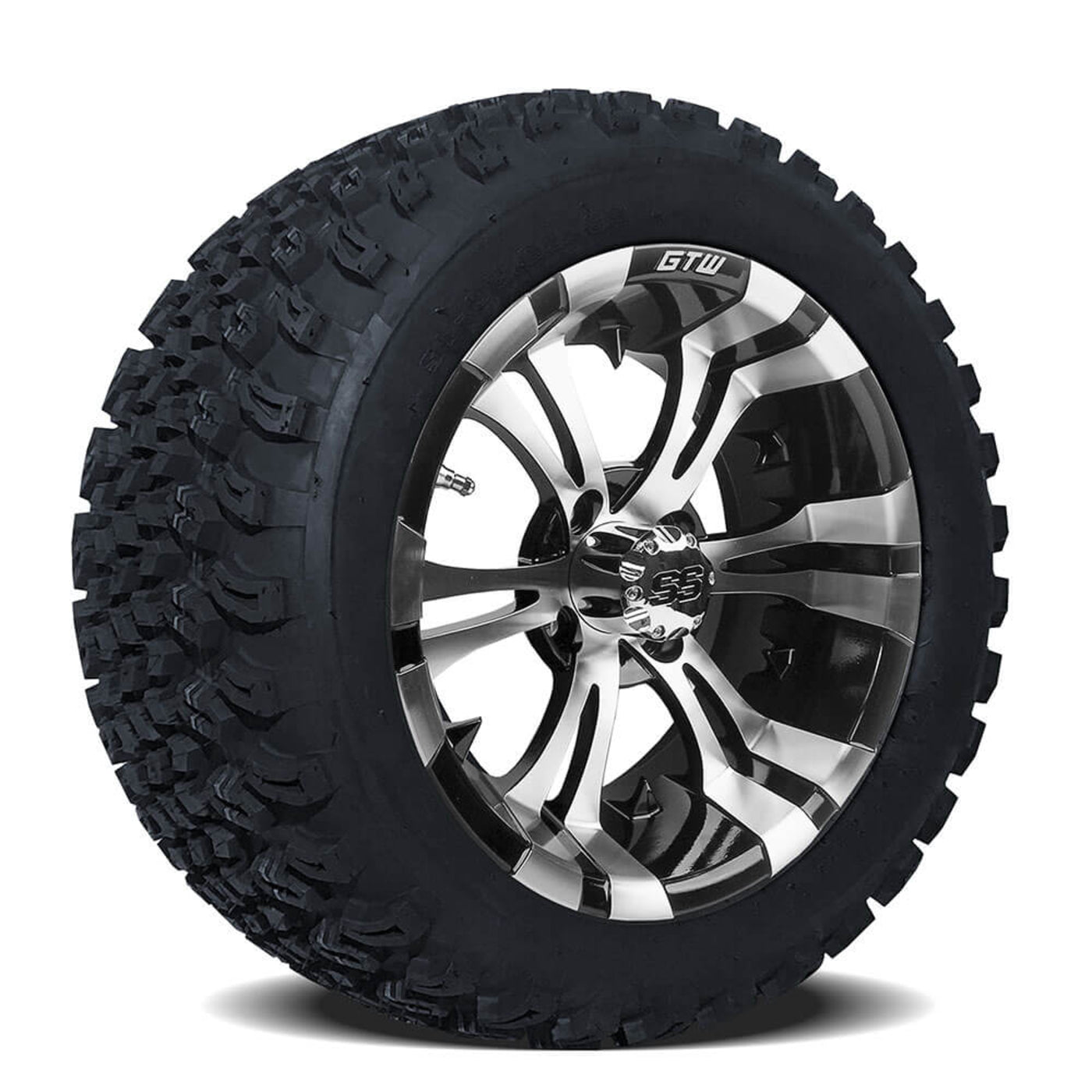 14 GTW Vampire Wheels with Duro Desert A-T Tires Set of 4
