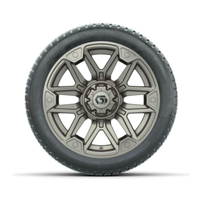 GTW® Graffiti Satin Bronze 14 in Wheels with 205/30-14 Fusion Street Tires – Full Set