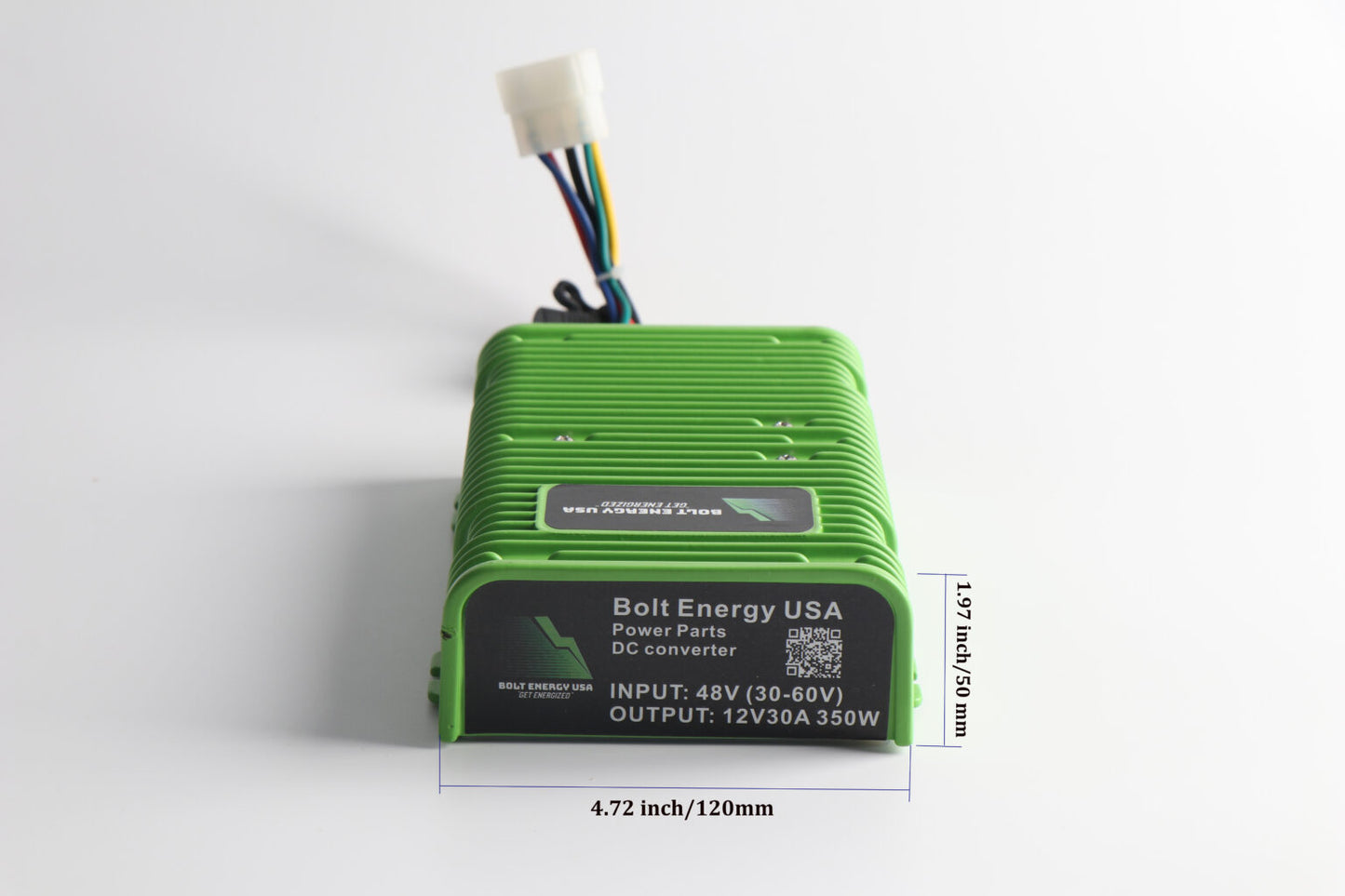 Dimensions for 48V BOLT 30 AMP High Output Reducer