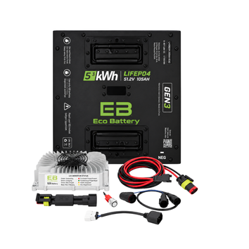 Eco Battery 48V 105Ah Thru-Hole Bundle - Select your Cart