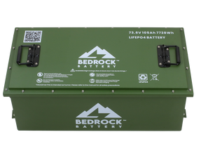 Bedrock Battery 72V 105Ah Lithium