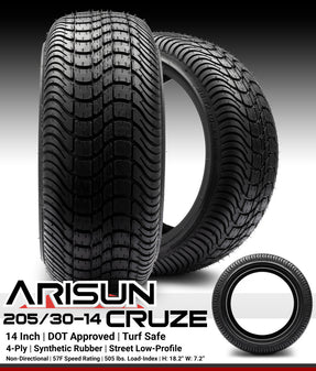 Arisun Cruze DOT Street 205/30‐14 - Set of 4