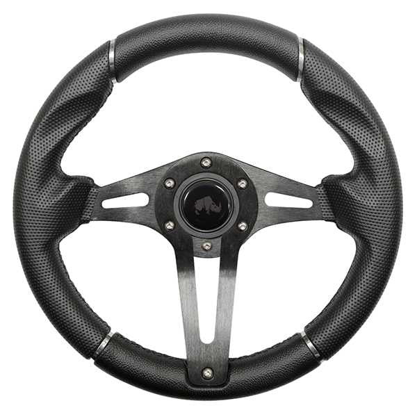 Rhox Challenger Steering Wheel Black Grip