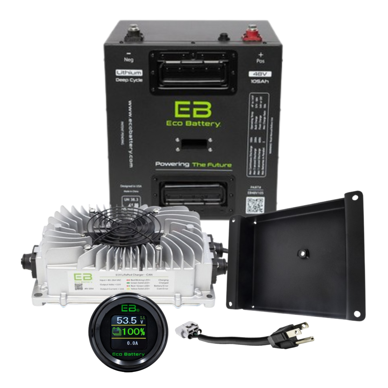 Eco Battery 48V 105Ah GEN2 Thru hole Bundle