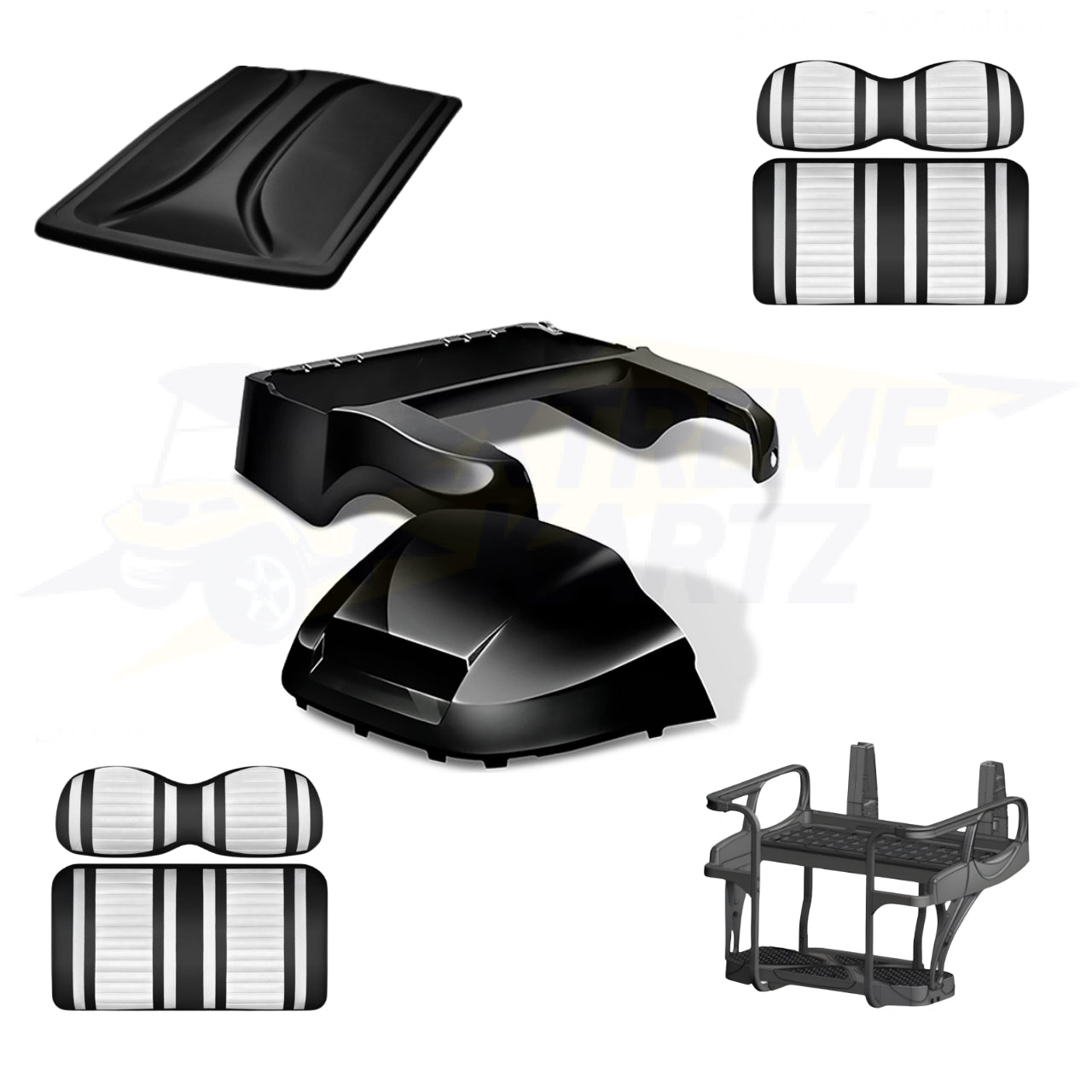 Club Car Precedent Factory Style 5pc Upgrade Kit - Black