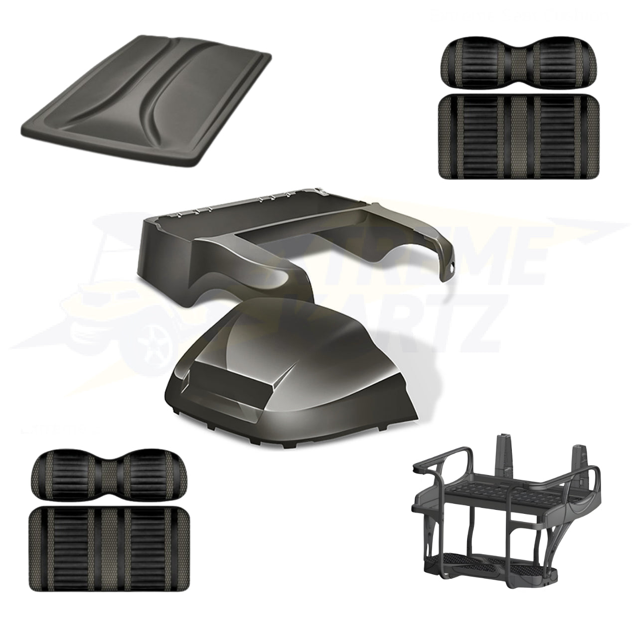 Club Car Precedent Factory Style 5pc Upgrade Kit - Graphite