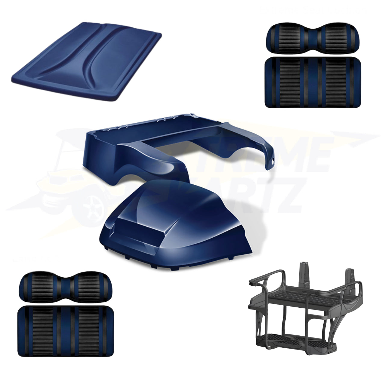 Club Car Precedent Factory Style 5pc Upgrade Kit - Navy
