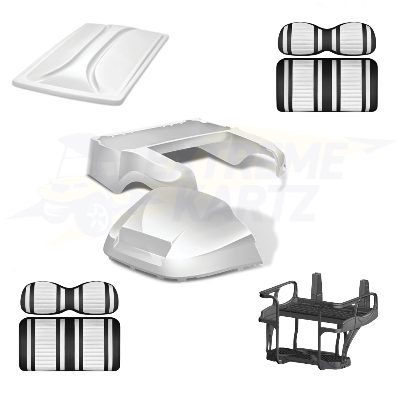 Club Car Precedent Factory Style 5pc Upgrade Kit - Pearl White