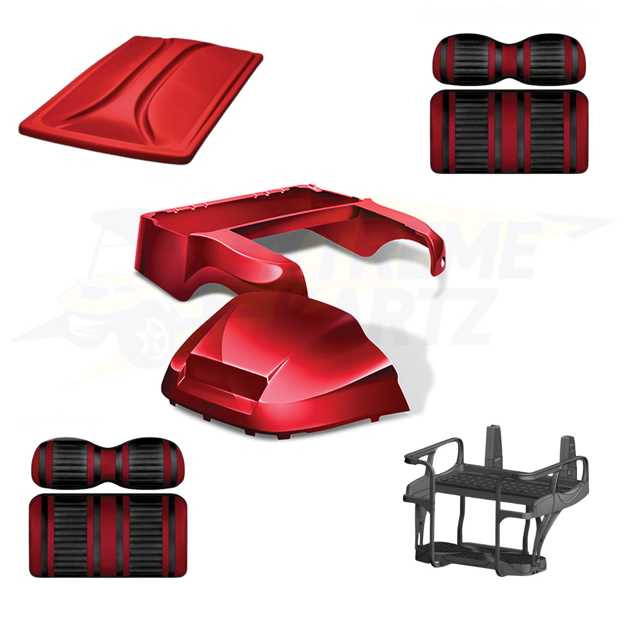Club Car Precedent Factory Style 5pc Upgrade Kit - Ruby