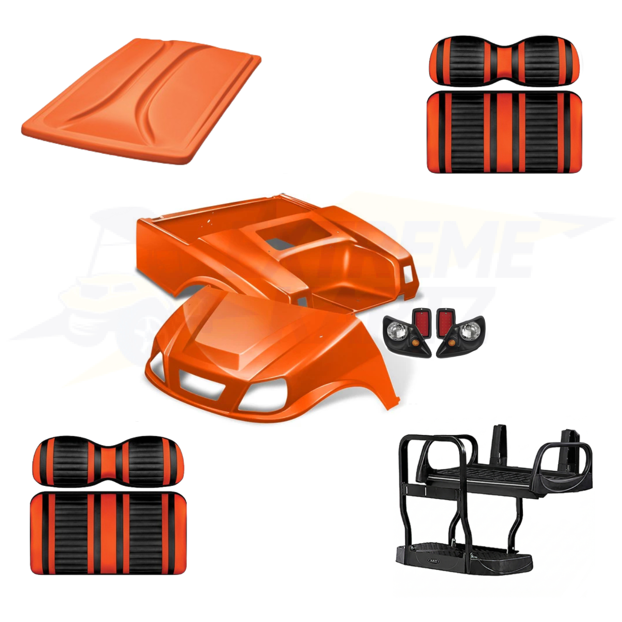 洋楽 g-rap Club Splittin CSRD Club Car DS 1984+ Spartan 5pc Upgrade Kit - Orange – Extreme Kartz