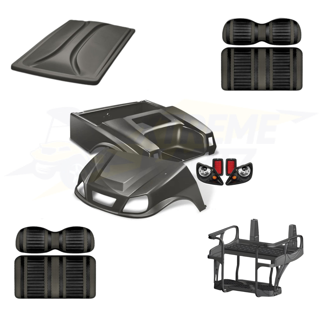 Club Car DS Spartan 5pc Upgrade Kit - Graphite