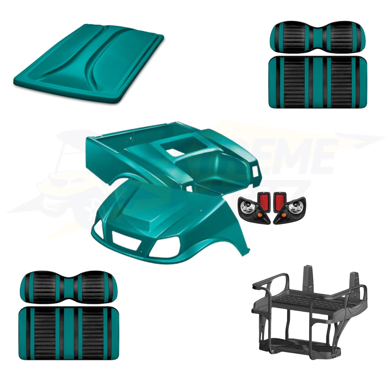 Club Car DS Spartan 5pc Upgrade Kit - Teal