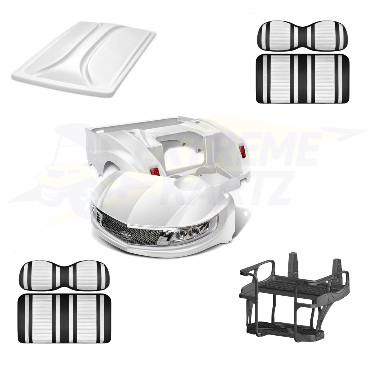 EZGO RXV Phoenix 5pc Upgrade Kit - Pearl White