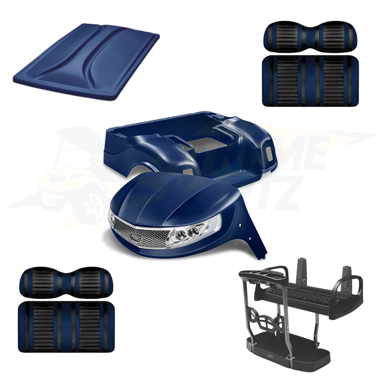 eterite VA814 セット EZGO TXT Phoenix 5pc Upgrade Kit - Navy – Extreme Kartz