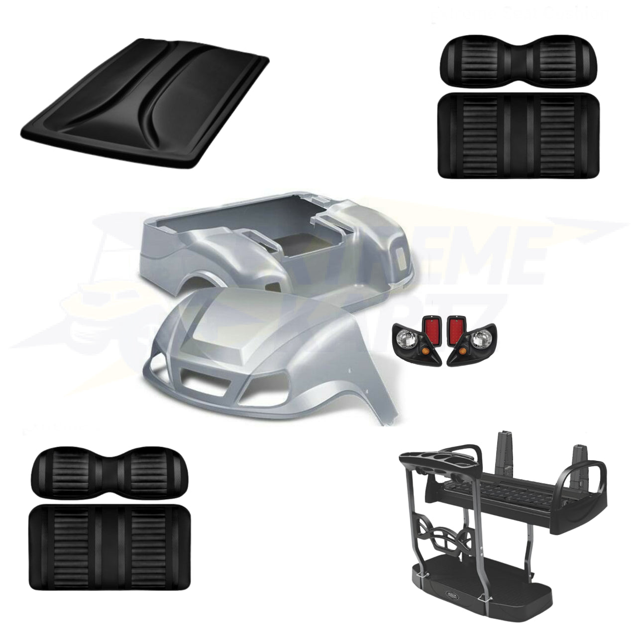 EZGO TXT Titan 5pc Upgrade Kit - Silver – Extreme Kartz