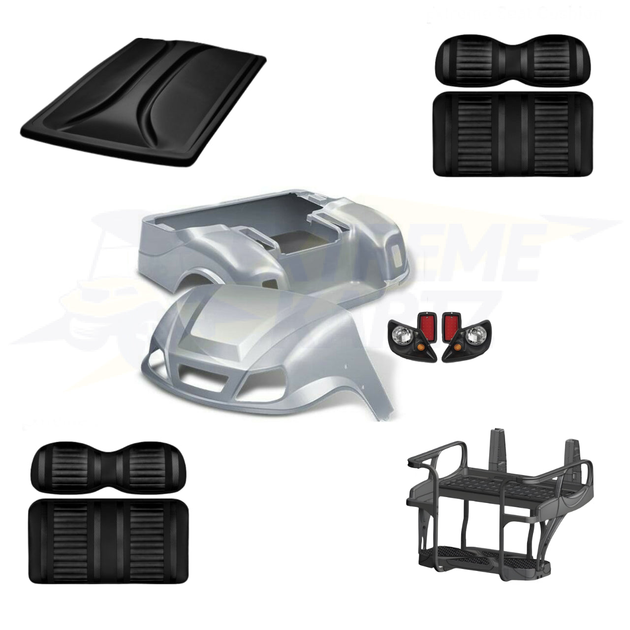 EZGO TXT Titan 5pc Upgrade Kit - Silver