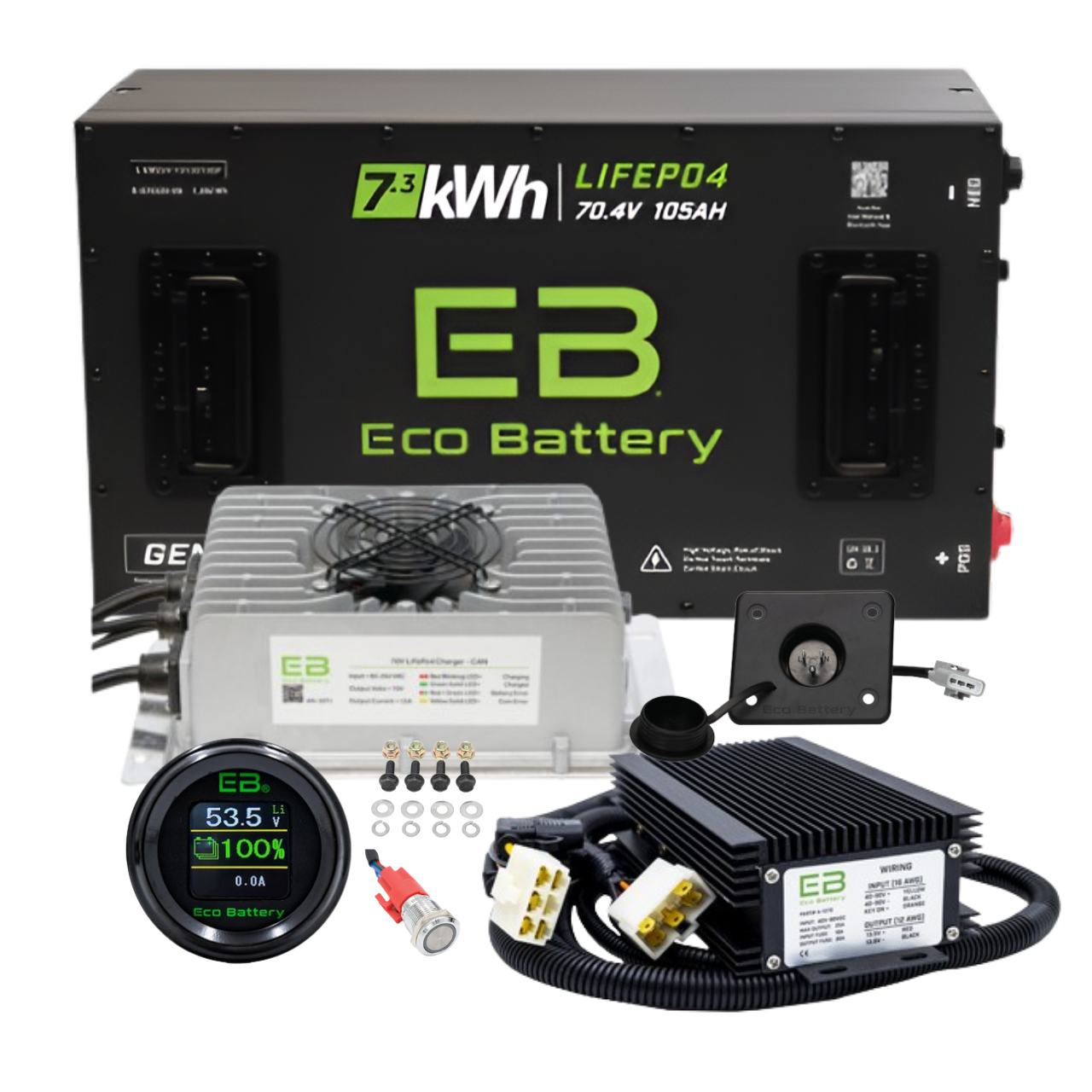 Extreme Kartz | Eco Battery 70v 105ah Bundle