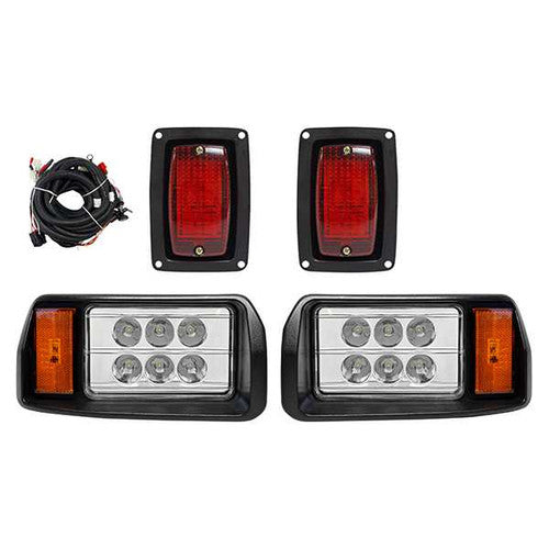 RHOX LED OEM Factory Style Light Kit, Black, Club Car DS 93+
