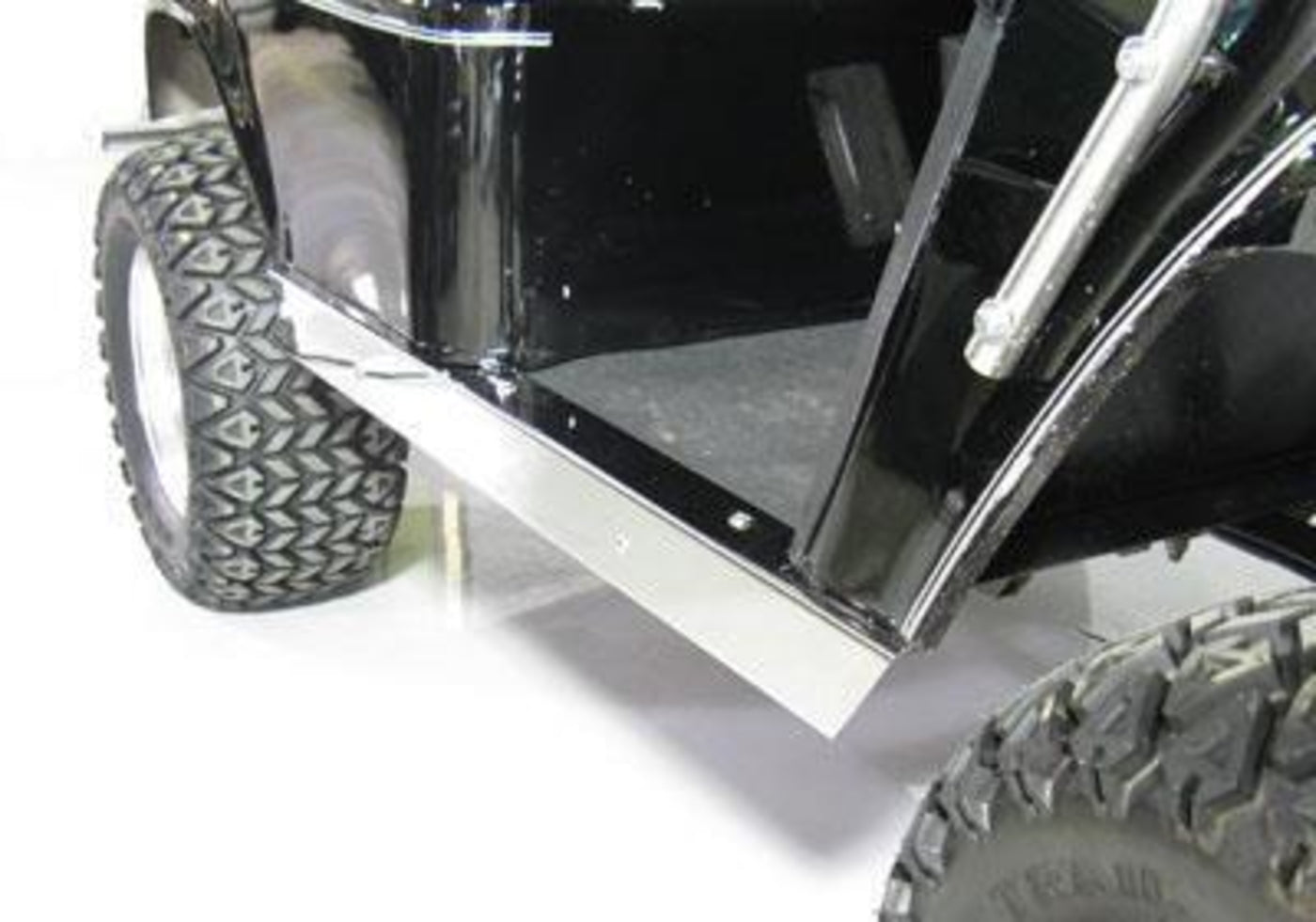 Stainless Steel Rocker Panels MED/TXT 1994-UP
