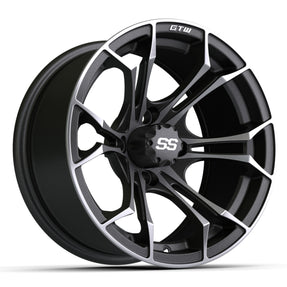 14? GTW® Spyder Wheel Matte Gray