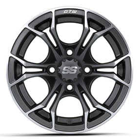 12? GTW® Spyder Wheel Matte Gray