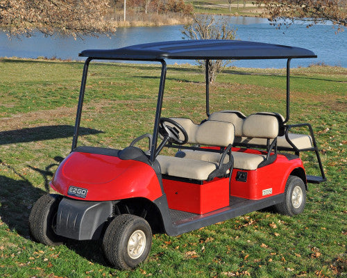 EZ-GO RXV 6 Passenger Bolt-on Limo Kit 4 facing forward seats for