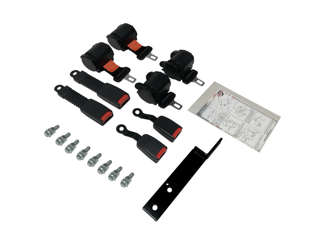 SGC Seat Belt Retractable w/Brackets (SET OF 4)