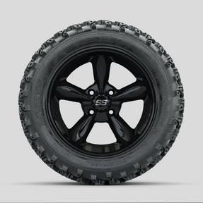 GTW Godfather Black 14 in Wheels with 23x10.00-14 Rogue All Terrain Tires Full Set