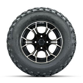 GTW Spyder Bronze/Matte Black 12 in Wheels with 23x10.00-12 Rogue All Terrain Tires Full Set