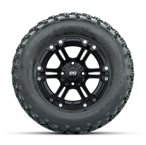 GTW Specter Matte Black 12 in Wheels with 23x10.00-12 Rogue All Terrain Tires Full Set