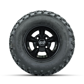 GTW Godfather Black 10 in Wheels with 20x10.00-10 Rogue All Terrain Tires Full Set