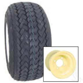 416/234 - Steel, Beige 8x7 Std. with Kenda Hole In One, 18x8.5-8, 4 ply