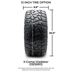 XCOMP Gladiator Street Tire 215/50R12 (Individual)