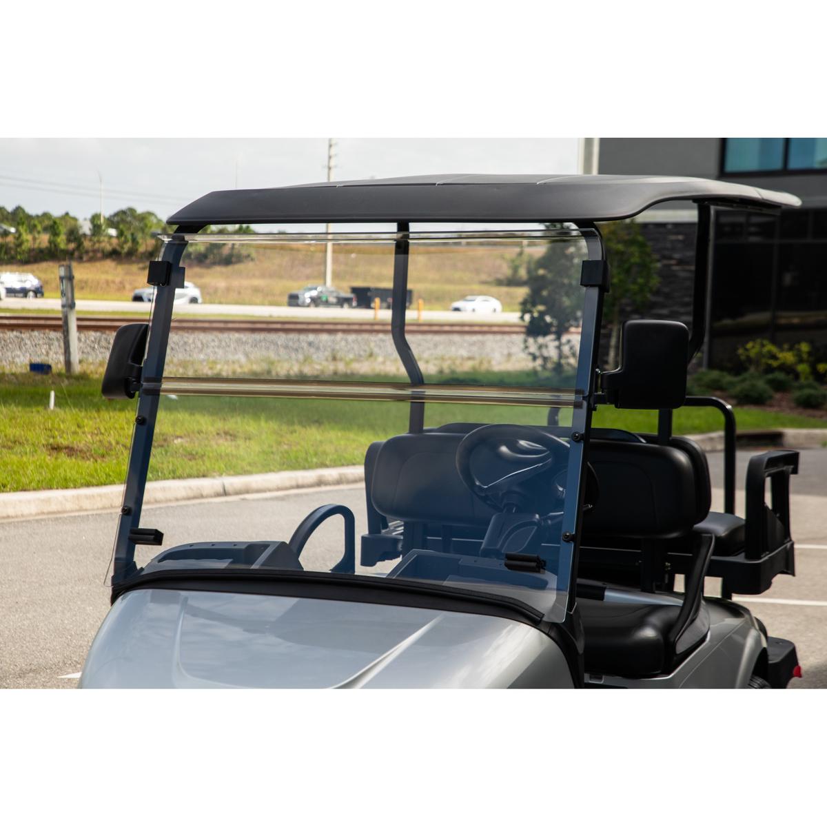 RedDot EZGO RXV Clear Folding 1/4" Windshield (Years 2024-Up)