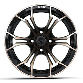 14? GTW® Spyder Wheel Matte Black with Bronze