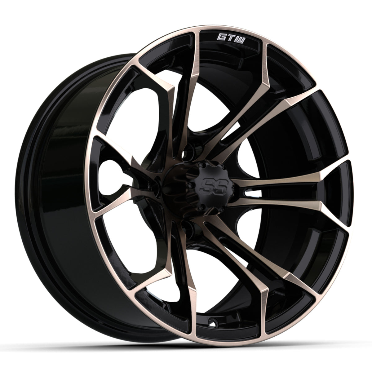 14? GTW® Spyder Wheel Matte Black with Bronze