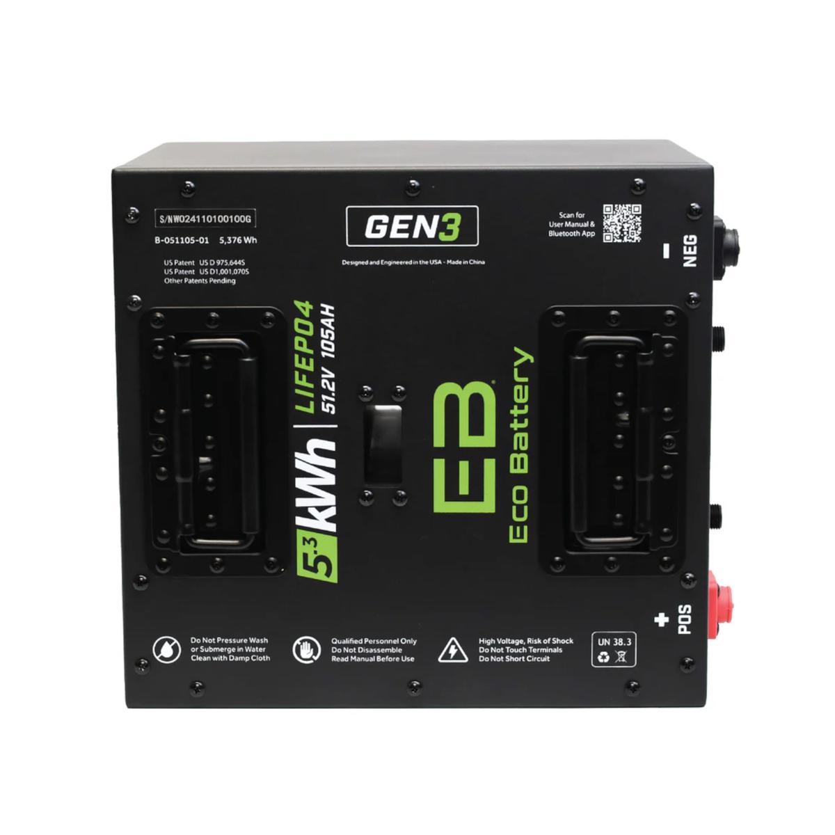 Extreme Kartz | 48V 105Ah Eco Thru Hole Battery