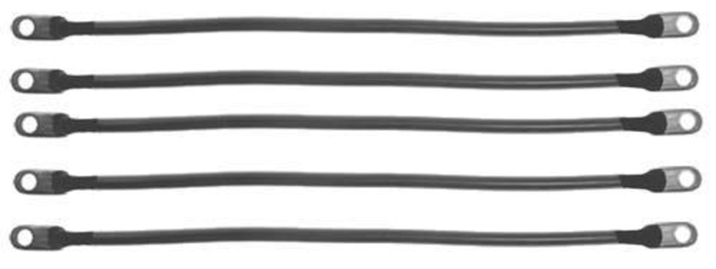 6 Gauge 36V 12″ Battery Cable Set For Club Car/Yamaha