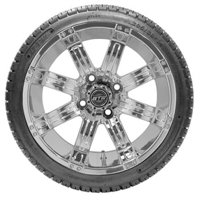 GTW 14 Tempest Wheels on Lo-Profile Fusion Tires Set of 4