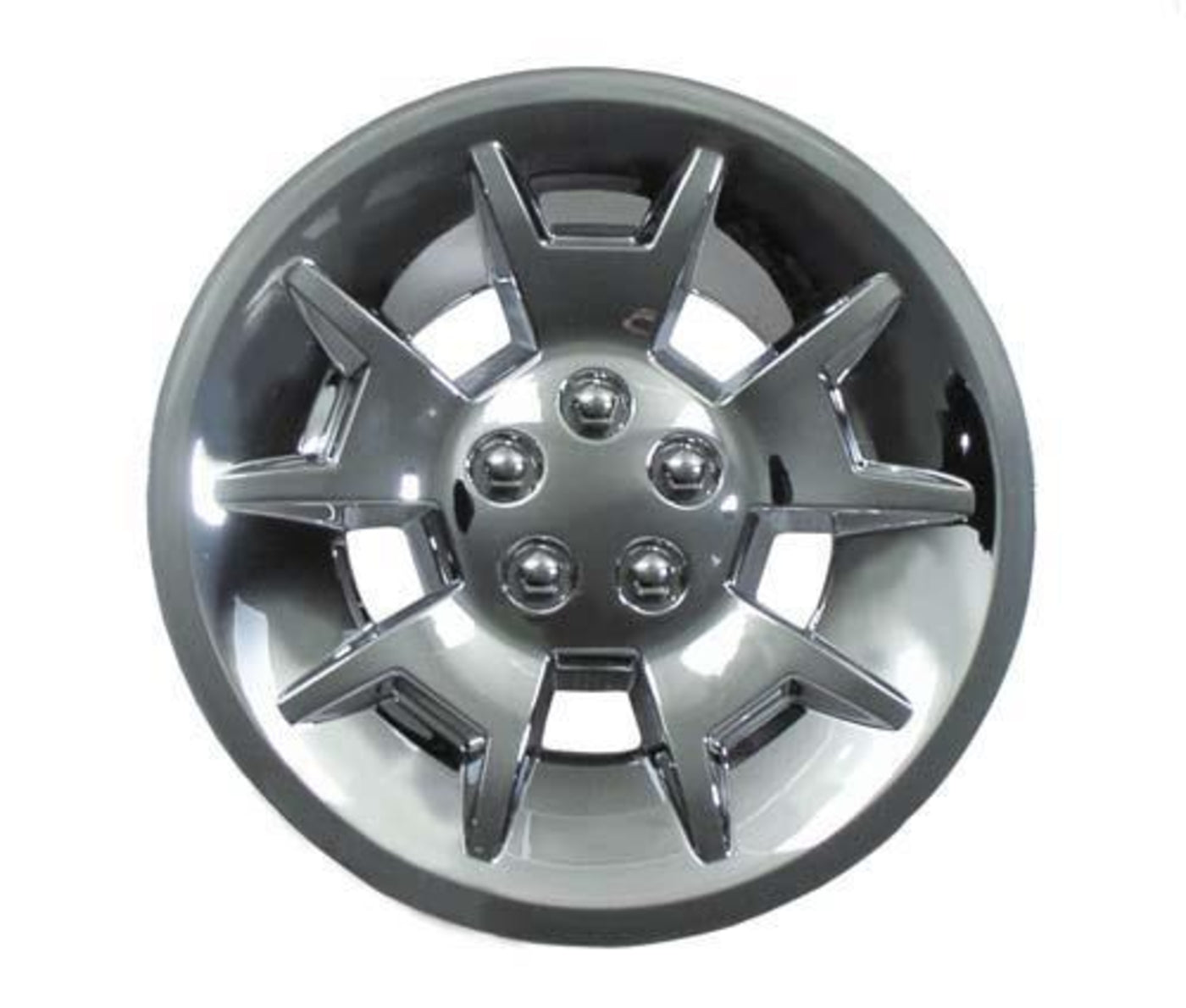 10? Silver Metallic Demon Wheel Cover