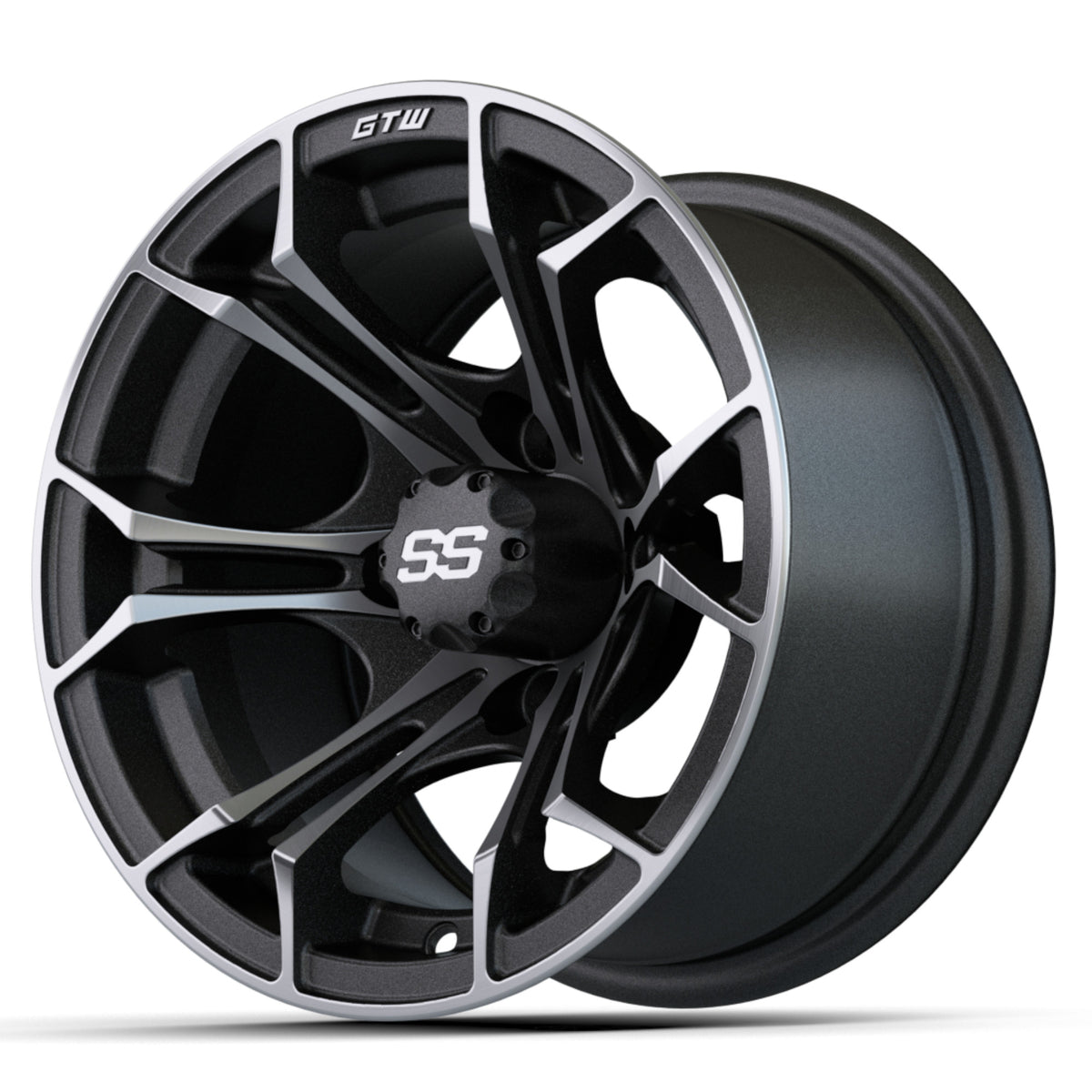 12? GTW® Spyder Wheel Matte Gray