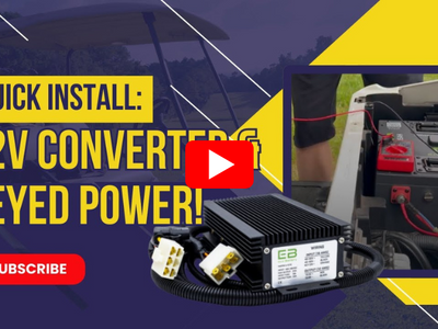 How to Install a 12V Converter & Find Keyed Power on a Club Car Precedent | Step-by-Step Guide (Step-by-Step)