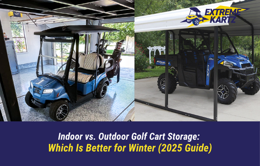 Indoor vs. Outdoor Golf Cart Storage
