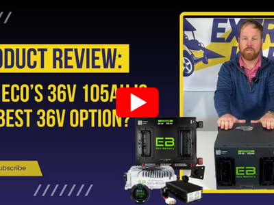 Why Eco’s 36V 105Ah Battery Kit is a Must-Have for Your Golf Cart – Unbeatable Performance!