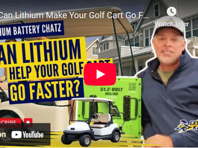 Will Lithium Batteries Make My Golf Cart Faster?
