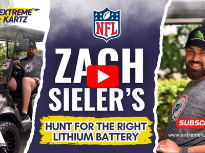 NFL's Zach Sieler uses Extreme Kartz & Bolt Energy for his Golf Cart Lithium Battery kit